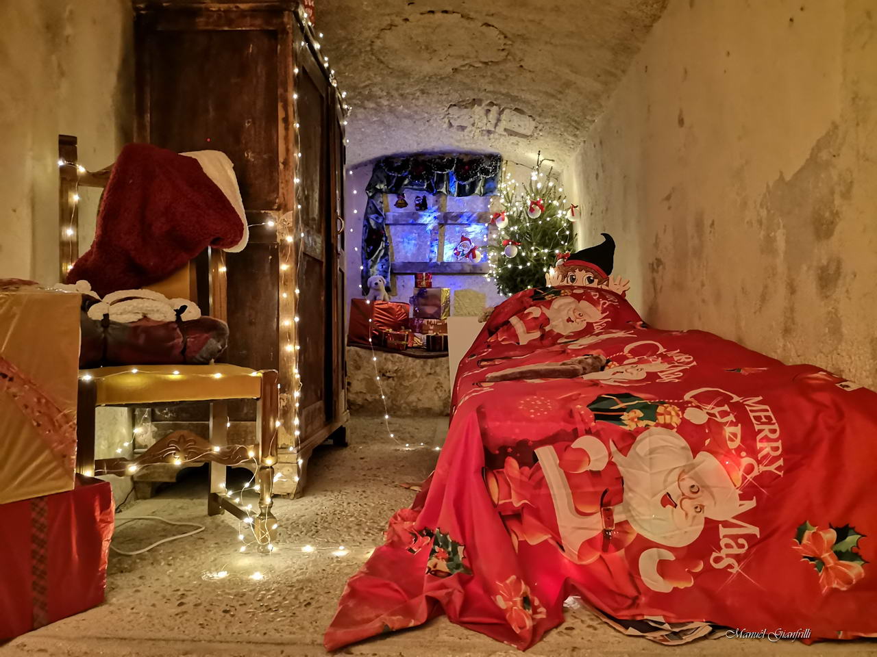 Camera da letto di Babbo Natale